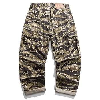 XLARGE 迷彩カーゴパンツ タイガーカモ　ミリタリーパンツ 軍物 XLARGE 迷彩カーゴパンツ タイガーカモ ミリタリーパンツ 軍物